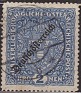 Austria 1918 Corona 2 K Azul Scott 196